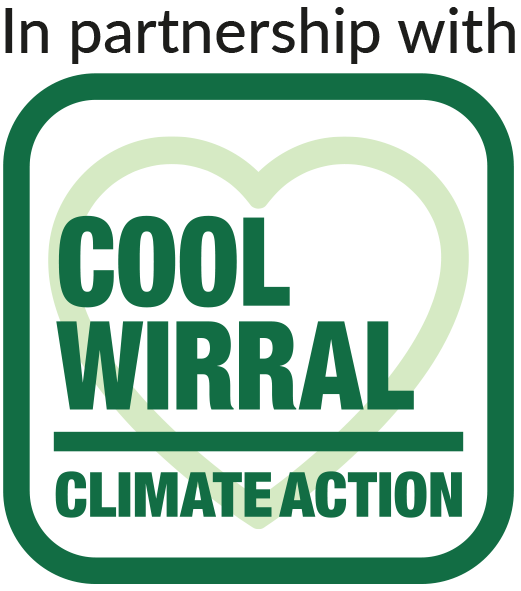 Cool Wirral Climate Action logo 2024