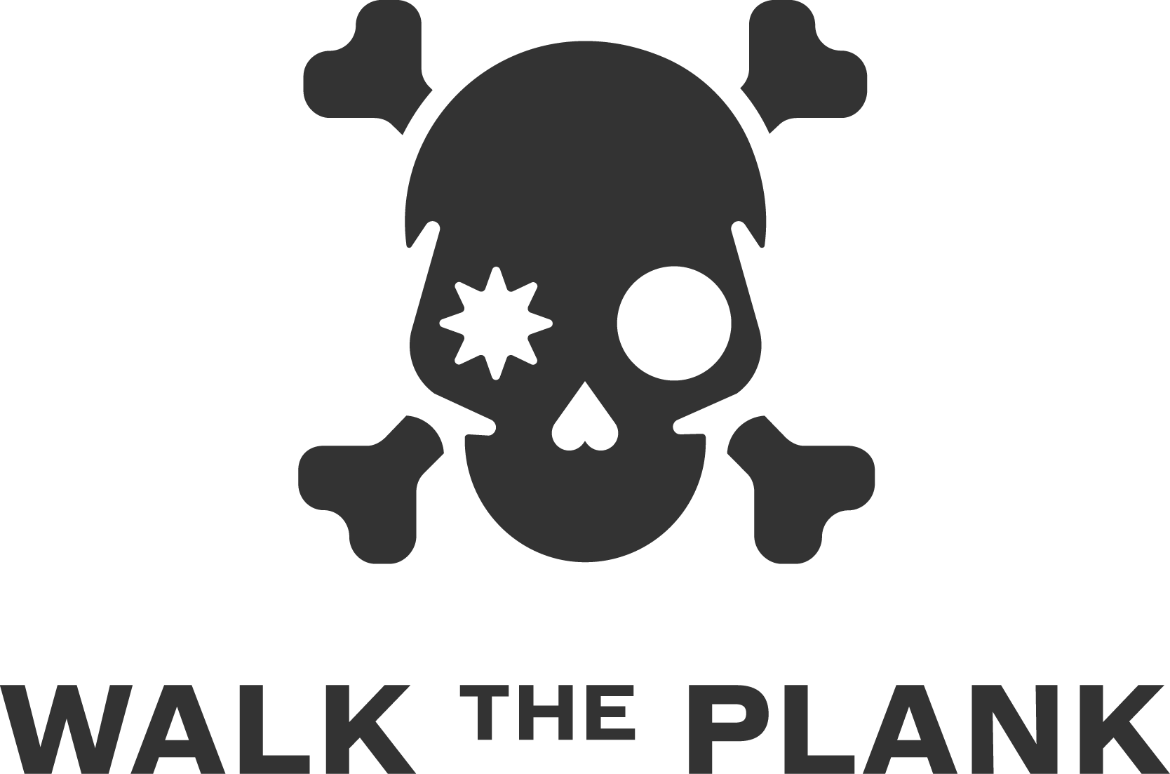 Walk the plank grey logo 2024